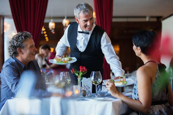 Be a better server by greeting guests as soon as they sit down at your table.