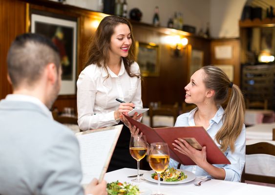 Speaking clearly and understanding the menu dishes is one way to be a better waiter or waitress.